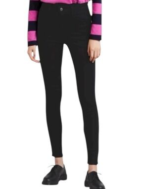 Levi’s 720 High Rise Super Skinny Jeans Black Stretch Denim Women’s Size 30
